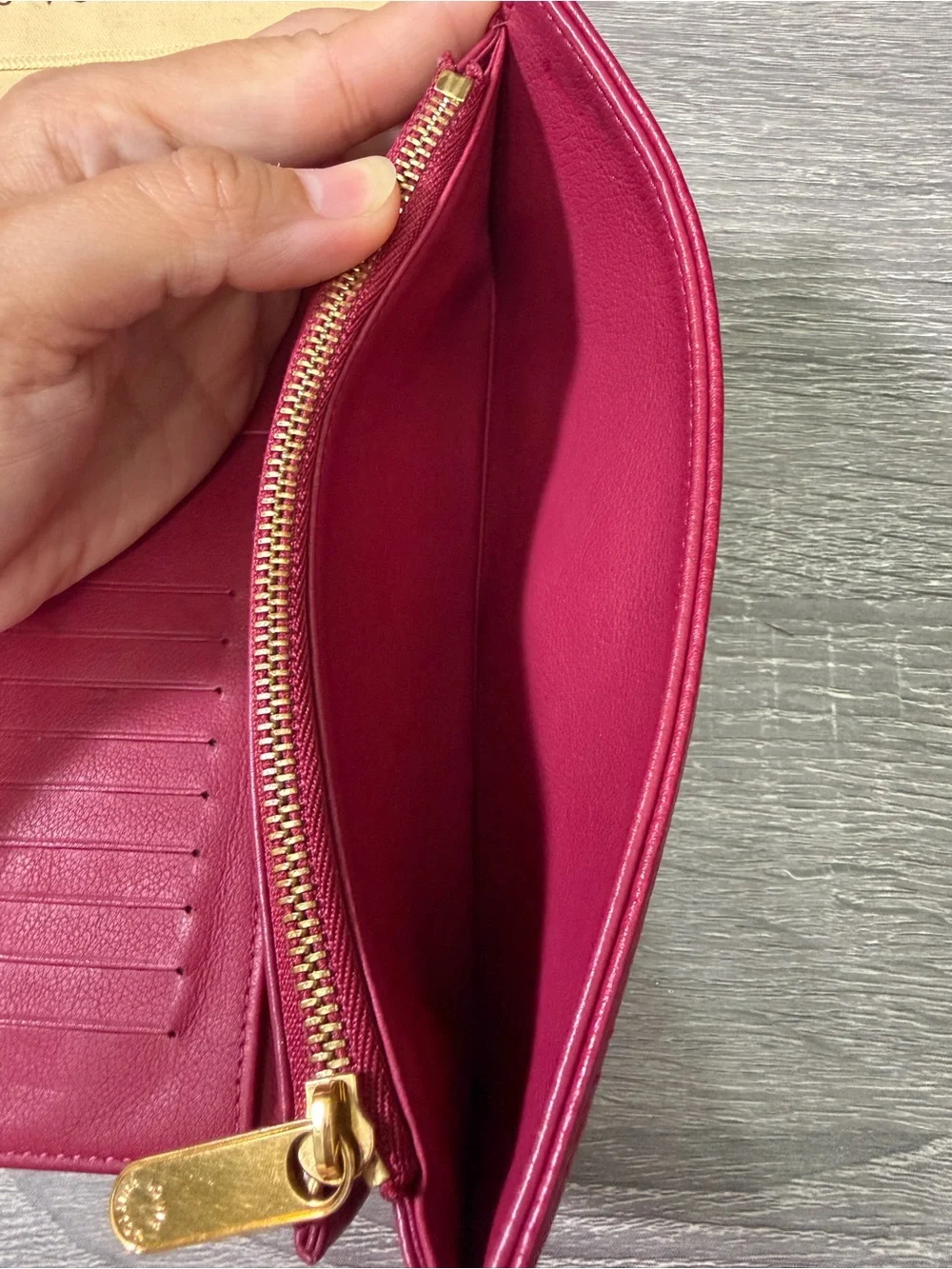 Louis Vuitton Mahina Amelia Leather Wallet